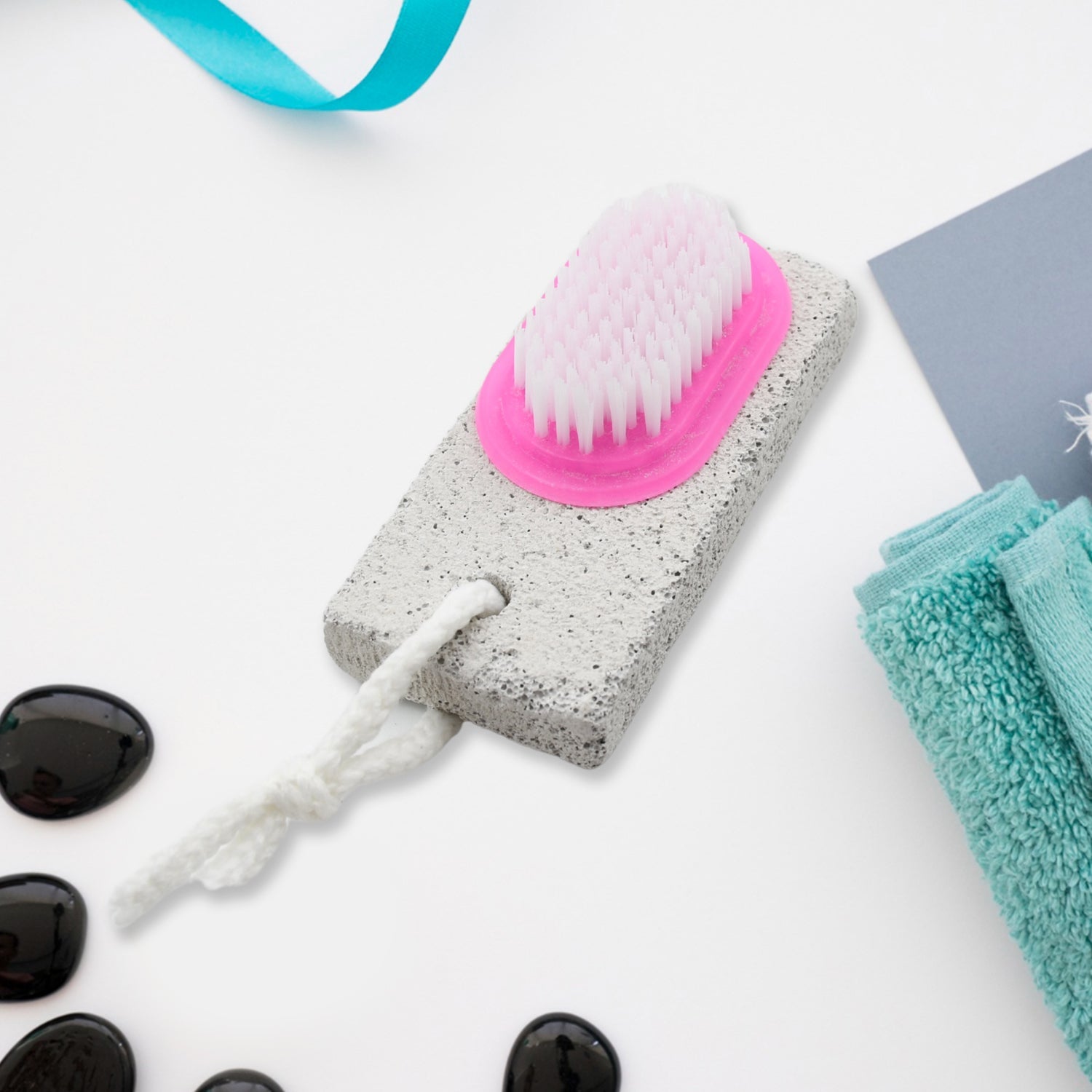 9352 Hand and Foot Brush with pumice stone to Remove Dead Skin & Callus Stone Foot Scrubber Pedicure Brush For Dead Skin 9352 Hand and Foot Brush with pumice stone to Remove Dead Skin & Callus Stone Foot Scrubber Pedicure Brush For Dead Skin